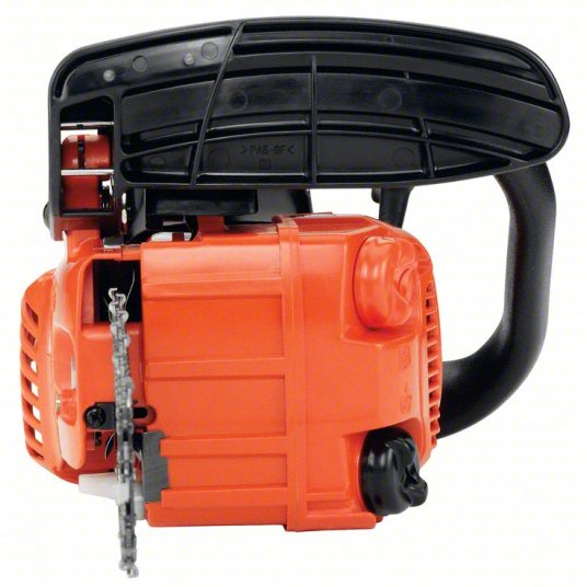 Gas-Powered Chainsaw: 12 in Bar Lg, Top Handle, Auto/Adj/Auto Chain Oiler, 1.7 hp Horsepower