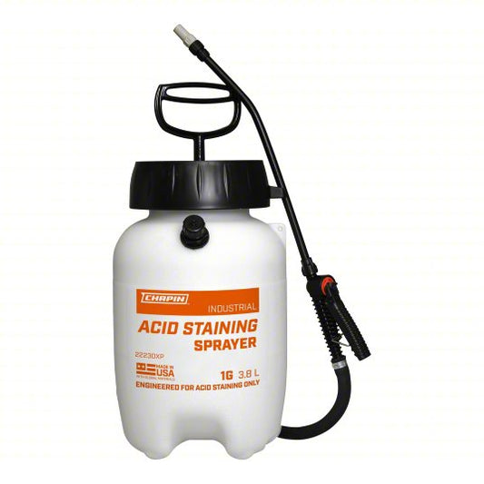 Handheld Sprayer: Spot, 1 gal Tank, Poly Tank, 25 ft Max Spray Distance, 60 psi, 21-30 ft