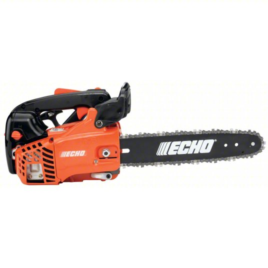 Gas-Powered Chainsaw: 12 in Bar Lg, Top Handle, Auto/Adj/Auto Chain Oiler, 1.7 hp Horsepower