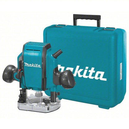 Router: Compact, Plunge Base, 1.25 hp, Fixed Speed, 27,000 RPM, 1/4 in Collet, Instant Start