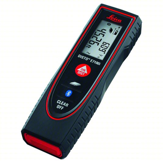 Laser Distance Meter: Area Measurement, Inch/Metric, 1/4 m – 200 ft, ± 1.5 mm, AAA, LCD