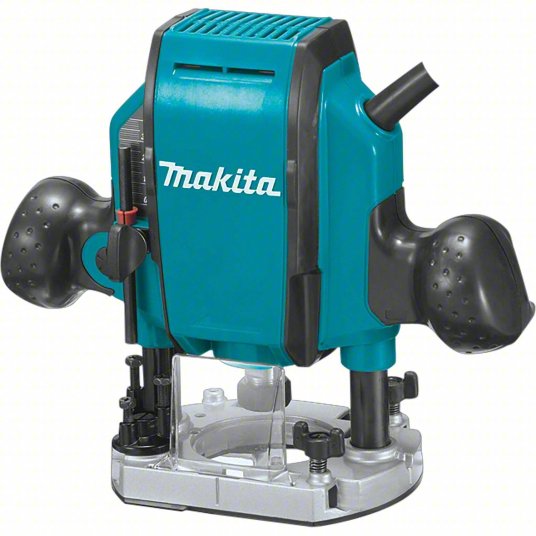 Router: Compact, Plunge Base, 1.25 hp, Fixed Speed, 27,000 RPM, 1/4 in Collet, Instant Start