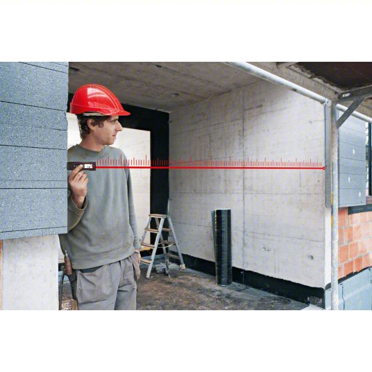 Laser Distance Meter: Area Measurement, Inch/Metric, 1/4 m – 200 ft, ± 1.5 mm, AAA, LCD