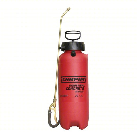 Handheld Sprayer: Spot, 3 gal Tank, Poly Tank, 25 ft Max Spray Distance, 60 psi, Adj Nozzle