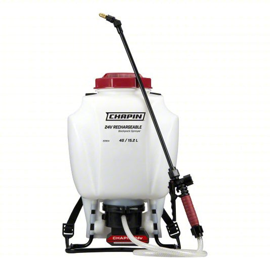 Cordless Backpack Sprayer: For Lawn, Garden and Agriculture, 4 gal Tank Capacity