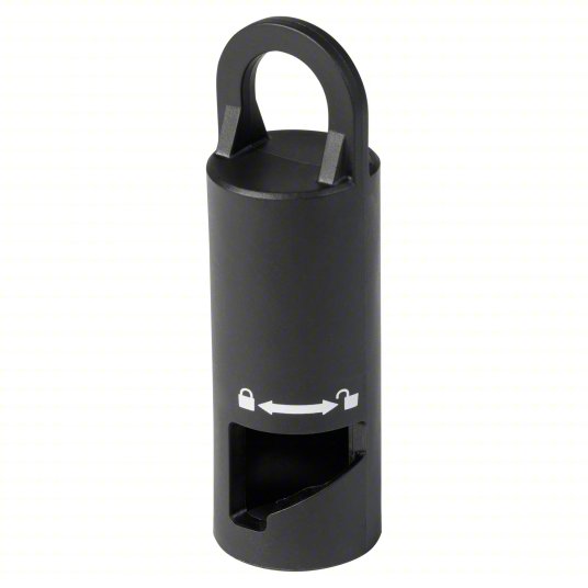 Attachment Hanger: High Density Polyethlyene, 1 3/8 in Overall Lg, 3 PK