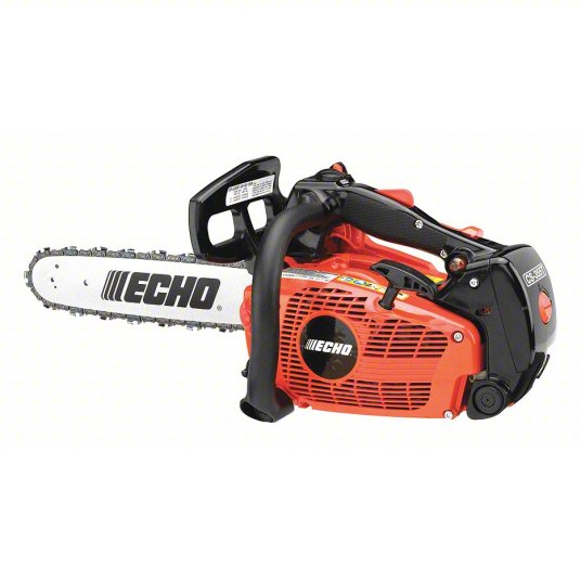 Gas-Powered Chainsaw: 14 in Bar Lg, Top Handle, Auto/Adj Chain Oiler, 2.1 hp Horsepower