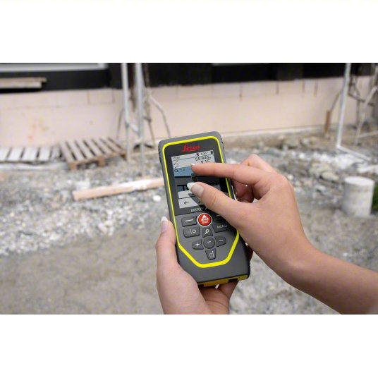 Laser Distance Meter: Metric, 0 m – 250 m, ± 1 mm, Li-Ion Rechargeable, ISP, Red