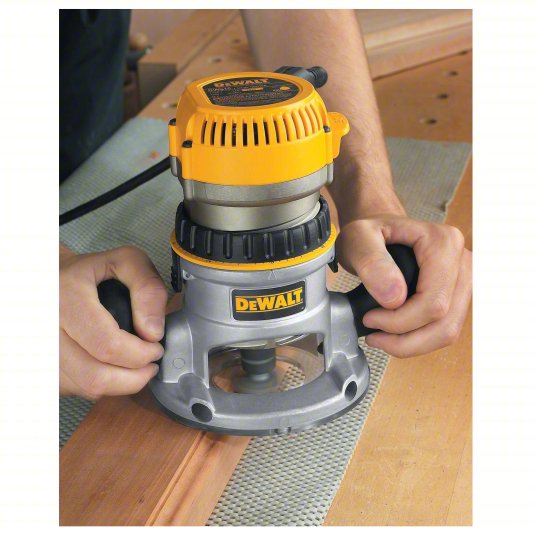 Router: Mid-Size, Fixed Base, 1.75 hp, Fixed Speed, 24,500 RPM, 1/4 in_1/2 in Collet, 120V AC
