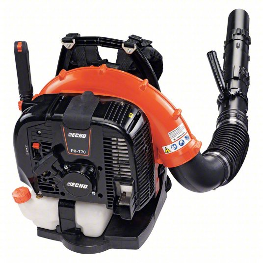Gas-Powered Backpack Blower: Gas-Powered, 756 cfm Max Air Flow, 756 mph Max Air Speed, 63.3 cc