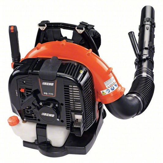 Gas-Powered Backpack Blower: Gas-Powered, 756 cfm Max Air Flow, 756 mph Max Air Speed, 63.3 cc