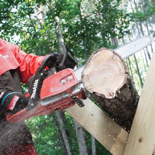 Gas-Powered Chainsaw: 16 in Bar Lg, Top Handle, Auto/Adj Chain Oiler, 3 hp Horsepower