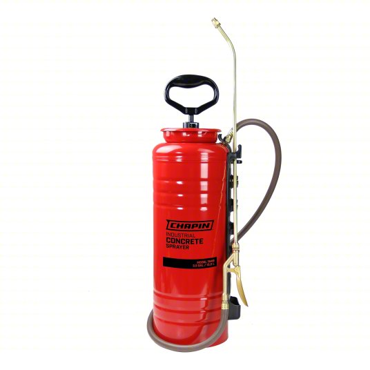 Handheld Sprayer: Spot, 3 1/2 gal Tank, Steel Tank, 25 ft Max Spray Distance, 60 psi