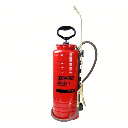 Handheld Sprayer: Spot, 3 1/2 gal Tank, Steel Tank, 25 ft Max Spray Distance, 60 psi