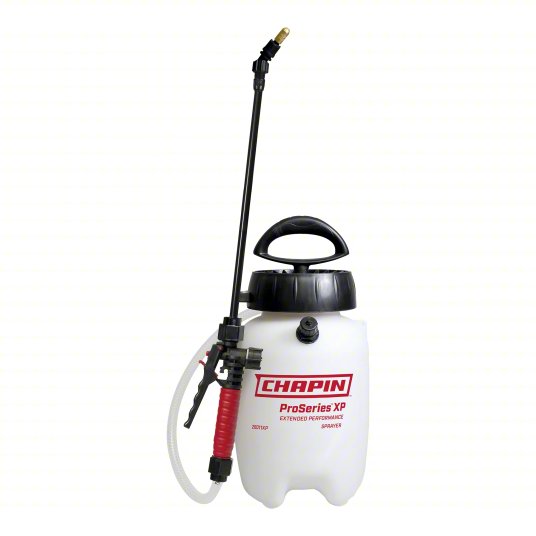 Handheld Sprayer: Spot, 1 gal Tank, Poly Tank, 25 ft Max Spray Distance, 60 psi, Adj Nozzle