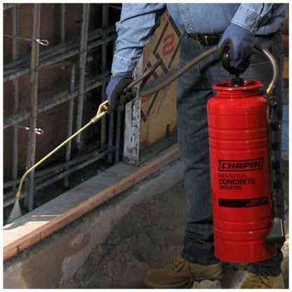 Handheld Sprayer: Spot, 3 1/2 gal Tank, Steel Tank, 25 ft Max Spray Distance, 60 psi