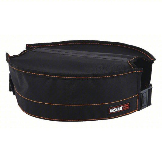 Bucket Top: 12 1/2 in W x 12 1/2 in H x 12 1/2 in L, Black, Nylon/Polyester