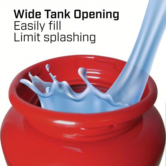 Handheld Sprayer: Spot, 3 1/2 gal Tank, Steel Tank, 25 ft Max Spray Distance, 60 psi