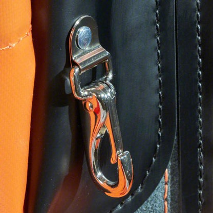 Tool Apron: 24 in W x 23 in H x 23 in L, Orange, Vinyl