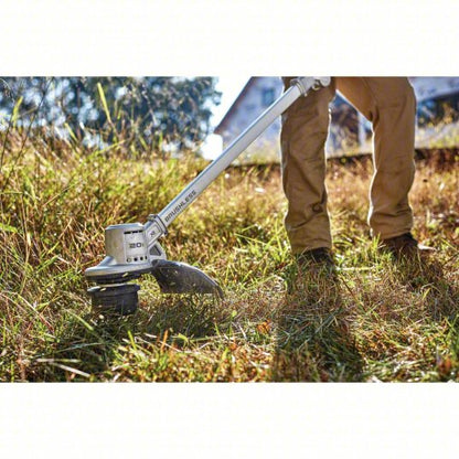 Battery-Powered String Trimmer Kit: 14 in Cutting Wd, Straight Shaft, 38 in Shaft Lg, 5.0 Ah