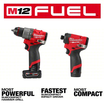 Tool Combination Kit: 2 Tools, Hammer Drill/Impact Driver, 12 V DC Volt, Battery Included