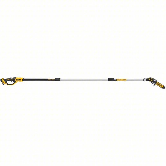 Battery-Powered Pole Saw Kit: 8 in Blade Lg, 7 ft to 15 ft Reach, 4.0 Ah, 20 V