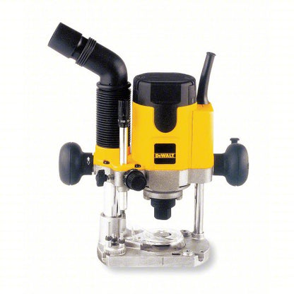 Router: Mid-Size, Plunge Base, 2 hp, Variable Speed, 24,000 RPM, 1/4 in_1/2 in Collet