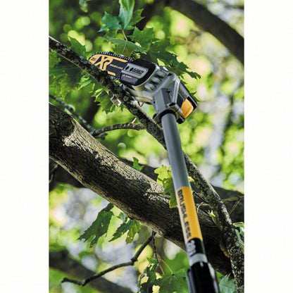 Battery-Powered Pole Saw Kit: 8 in Blade Lg, 7 ft to 15 ft Reach, 4.0 Ah, 20 V