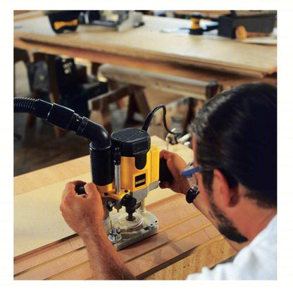 Router: Mid-Size, Plunge Base, 2 hp, Variable Speed, 24,000 RPM, 1/4 in_1/2 in Collet