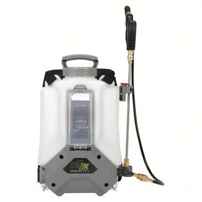 Cordless Backpack Sprayer: For Concrete Stains, Dyes and Sealants, 4 gal Tank Capacity