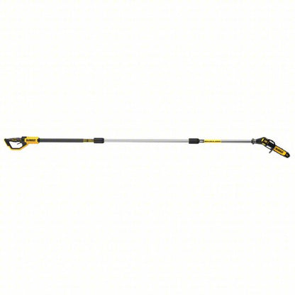 Battery-Powered Pole Saw: 8 in Blade Lg, 7 ft to 15 ft Reach, 20 V, Includes: Tool Only