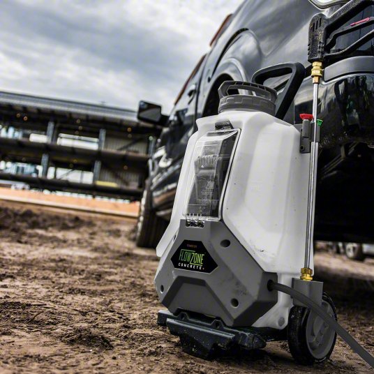 Cordless Backpack Sprayer: For Concrete Stains, Dyes and Sealants, 4 gal Tank Capacity