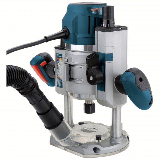 Router: Mid-Size, Plunge Base, 2.3 hp, Variable Speed, 25,000 RPM, 1/2 in Collet, Soft-Start