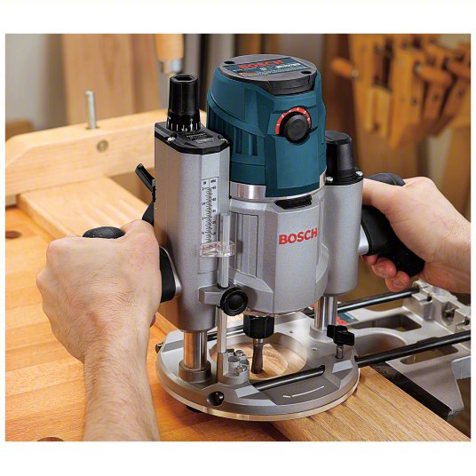 Router: Mid-Size, Plunge Base, 2.3 hp, Variable Speed, 25,000 RPM, 1/2 in Collet, Soft-Start