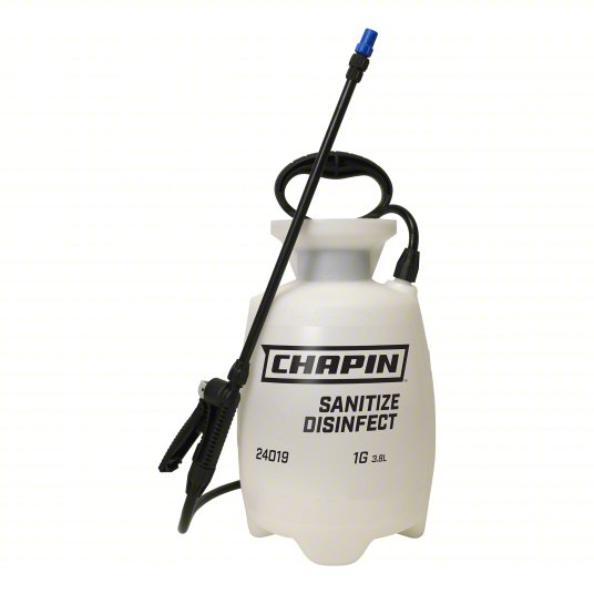 Handheld Sprayer: Spot, 1 gal Tank, Poly Tank, 25 ft Max Spray Distance, 60 psi, 21-30 ft