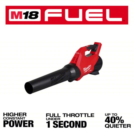 Battery-Powered Handheld Leaf Blower: M18™, 500 cfm Max. Air Flow, 120 mph Max. Air Speed