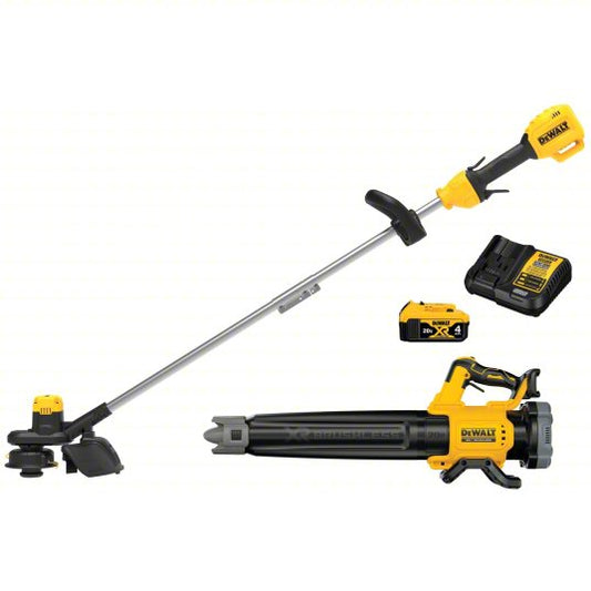 Battery-Powered Combination Kit: 20V MAX, Blower and Trimmer, 125 mph Blower Max Air Speed