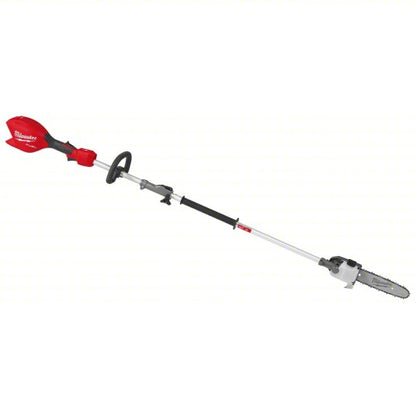 Battery-Powered Pole Saw: 10 in Blade Lg, 7 ft to 10 ft Reach, 18 V, Includes: Tool Only