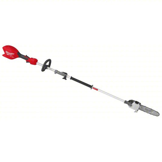 Battery-Powered Pole Saw: 10 in Blade Lg, 7 ft to 10 ft Reach, 18 V, Includes: Tool Only