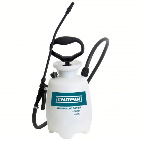 Handheld Sprayer: Spot, 1 gal Tank, Poly Tank, 25 ft Max Spray Distance, 60 psi, Adj Nozzle