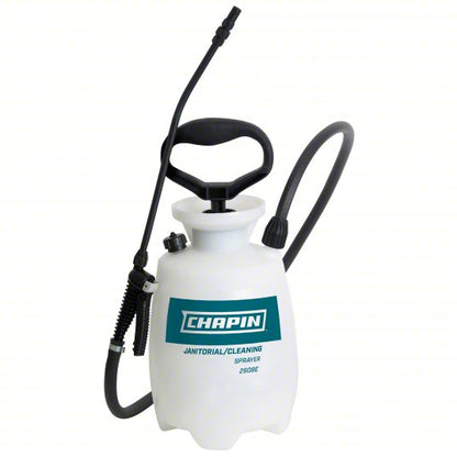 Handheld Sprayer: Spot, 1 gal Tank, Poly Tank, 25 ft Max Spray Distance, 60 psi, Adj Nozzle