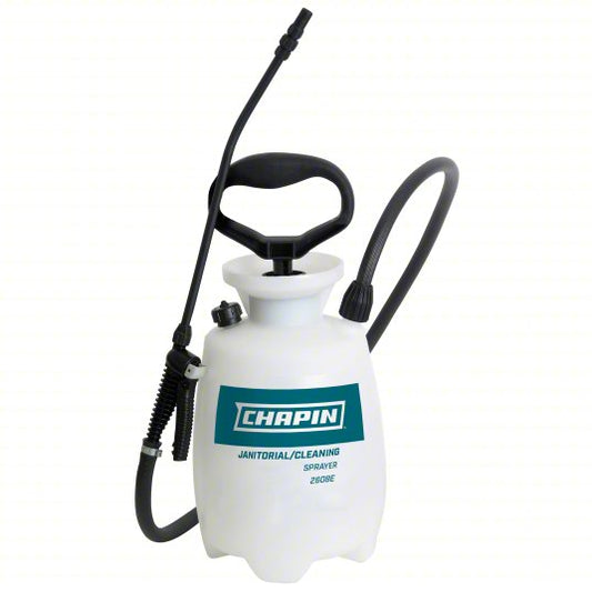 Handheld Sprayer: Spot, 1 gal Tank, Poly Tank, 25 ft Max Spray Distance, 60 psi, Adj Nozzle