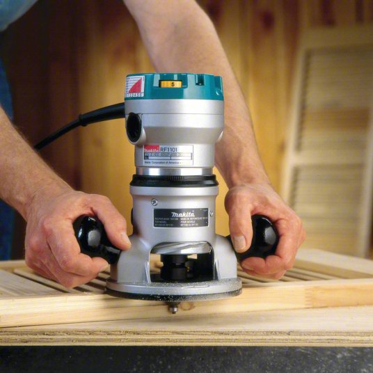 Router: Mid-Size, Fixed and Plunge Base, 2.25 hp, Variable Speed, 25,000 RPM, Palm Grip