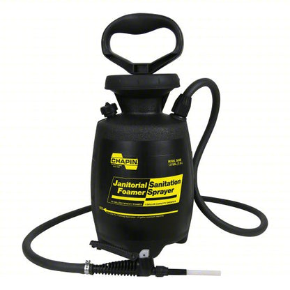 Handheld Sprayer: Spot, 1 gal Tank, Poly Tank, 25 ft Max Spray Distance, 60 psi, 21-30 ft