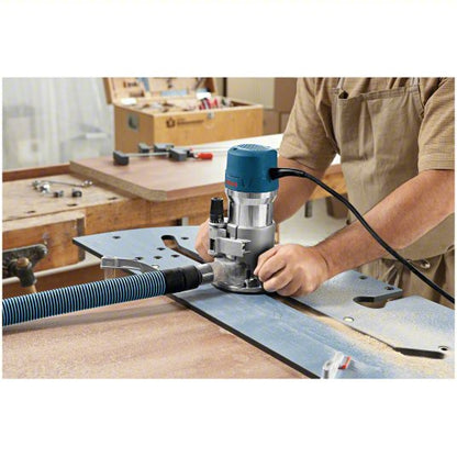 Router: Mid-Size, Fixed and Plunge Base, 2.25 hp, Variable Speed, 25,000 RPM, Palm Grip