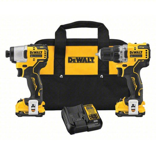 Tool Combination Kit: 2 Tools, Drill/Impact Driver, 12 V DC Volt, Battery Included
