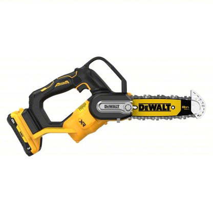 Battery-Powered Chainsaw Kit: 8 in Bar Lg, Rear Handle, Auto Chain Oiler, 20 V