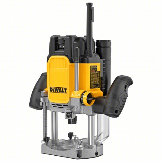 Router: Full-Size, Plunge Base, 3 hp, Variable Speed, 22,000 RPM, 1/4 in_1/2 in Collet