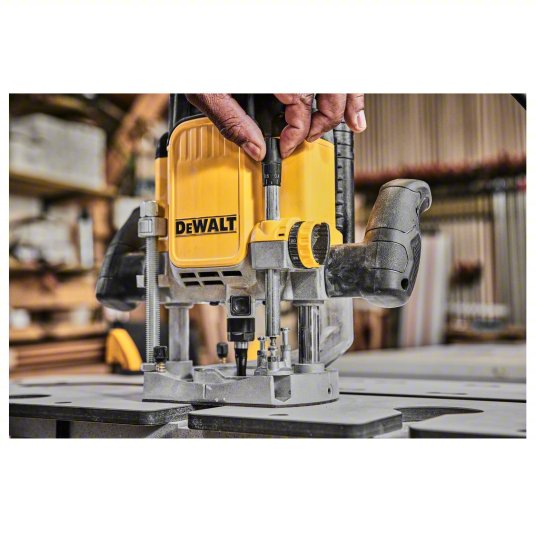Router: Full-Size, Plunge Base, 3 hp, Variable Speed, 22,000 RPM, 1/4 in_1/2 in Collet