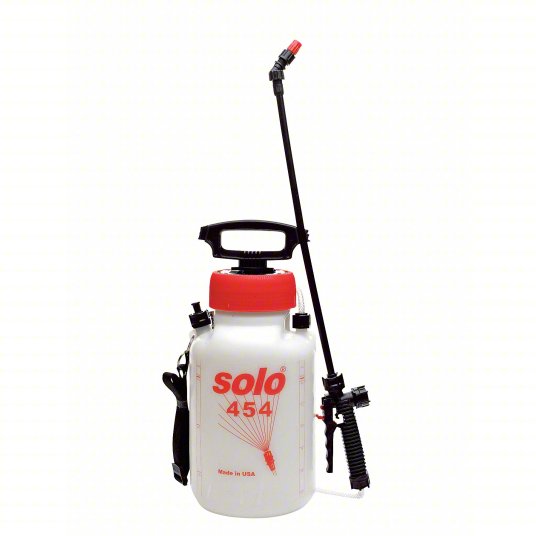 Handheld Sprayer: Spot, 1 1/2 gal Tank, Poly Tank, 20 ft Max Spray Distance, 45 psi, Adj Nozzle